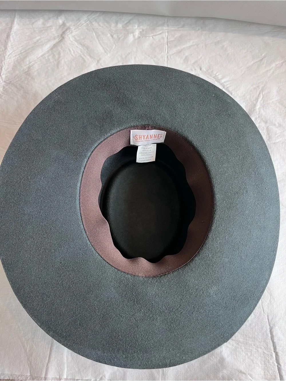 Shyanne Black Wool Western Hat Silver Concho